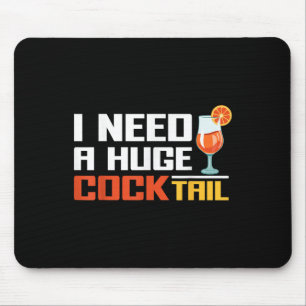 Funny Inappropriate Christmas Girls Trips Parties Mouse Mat