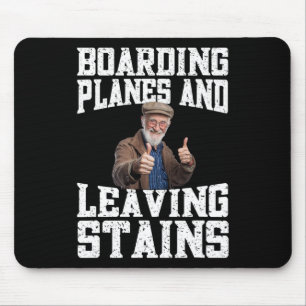 Funny Inappropriate Vacation Design Emrring Airpor Mouse Mat