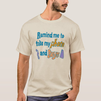 Funny Inattentive ADHD Forgetfulness Reminder T-Shirt