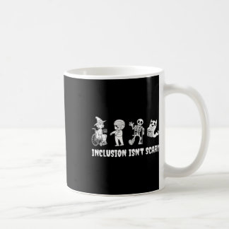 Funny Inclusion Isn't Scary Teacher Halloween 2024 Coffee Mug