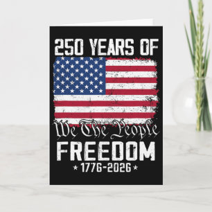 Funny Independence Day 4th Of July 1776-2026 250th Card