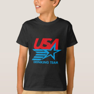 Funny Independence Day T Shirt Usa Drinking Team 4