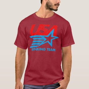 Funny Independence Day T USA Drinking Team 4th T-Shirt