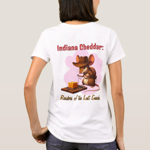 Funny Indiana cheddar rat T-Shirt