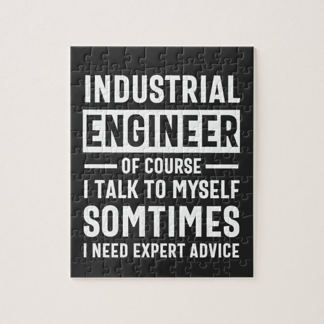 Funny Industrial  Engineer Gift Jigsaw Puzzle (Vertical)