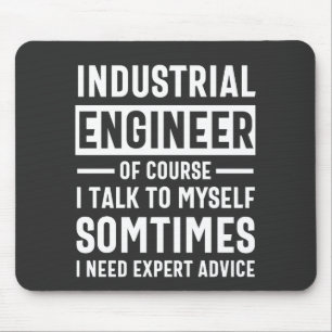 Funny Industrial Engineer Gift Mouse Mat