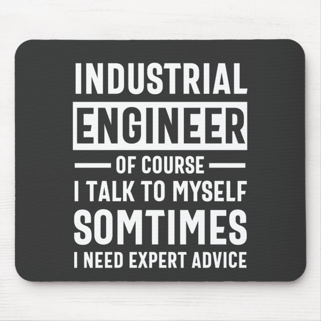 Funny Industrial  Engineer Gift Mouse Mat (Front)