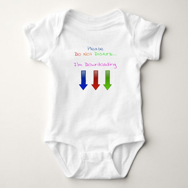 Funny Infant Baby Bodysuit (Front)