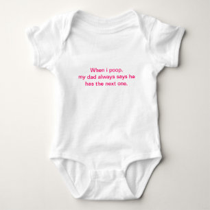 Funny infant onsie baby bodysuit