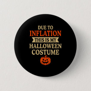 Funny Inflation Halloween Costume Couple Matching  6 Cm Round Badge
