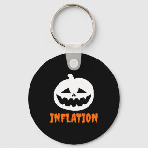 Funny Inflation Halloween Costume Couple Matching Key Ring