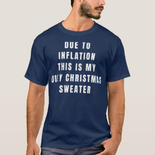 Funny Inflation Sarcasm Ugly Christmas Sweater Men