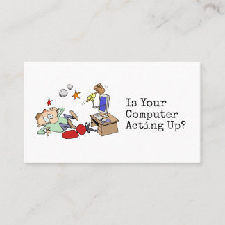 Funny Informal Computer Specialist Business Card
