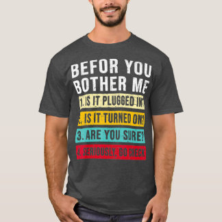 Funny Information Technology Tech Technical T-Shirt