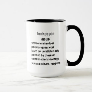 funny Innkeeper Definition gifts for men women Mug