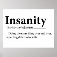 Funny Insanity Definition Insanity Explanation