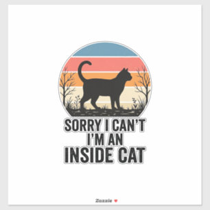 Funny Inside Cat Vintage Cat Lover Design_1