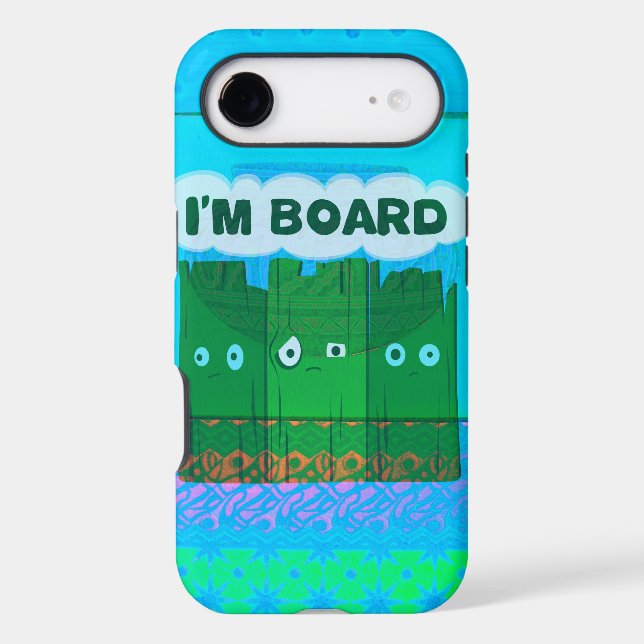 Funny Inspirational Graphic: I Am Bored Text Art (Back)