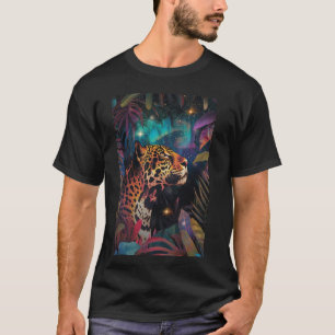 Funny Inspirational Jaguar Art Vintage Graphic Ret T-Shirt