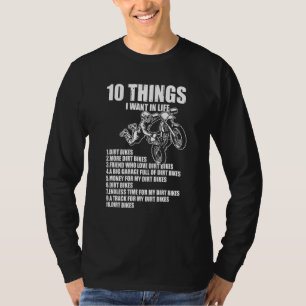 Funny Interesting Bikes Types Lists Motorcycling E T-Shirt