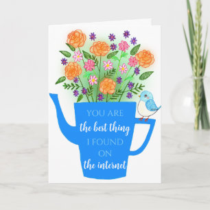 Funny Internet Love Anniversary Valentines Day Card