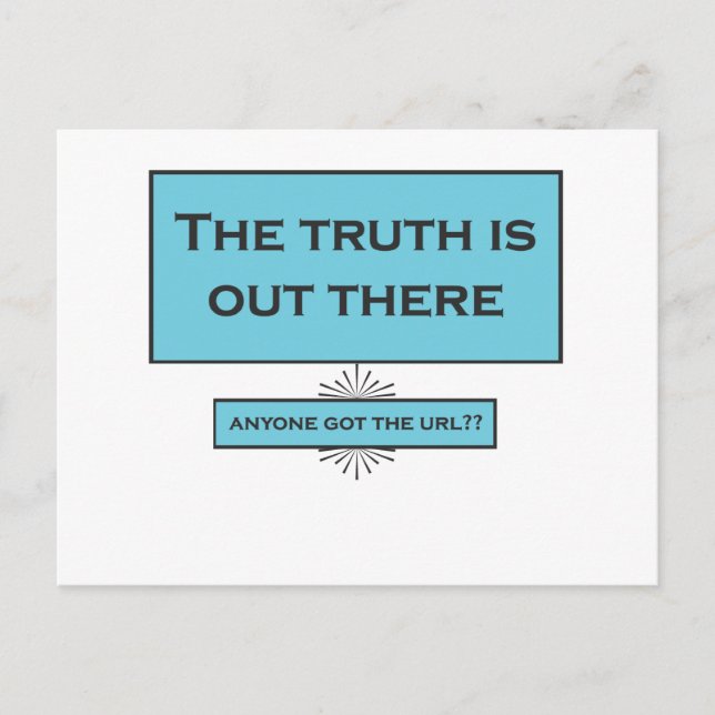 Funny internet quotation postcard (Front)