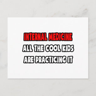 Funny Internist Shirts and Gifts Postcard