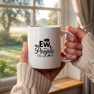 Funny Introvert Coffee Mug - People Quote Design