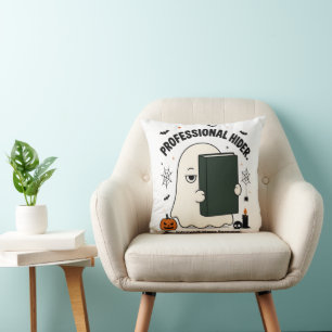 Funny Introvert Ghost Professional Hider Halloween Cushion