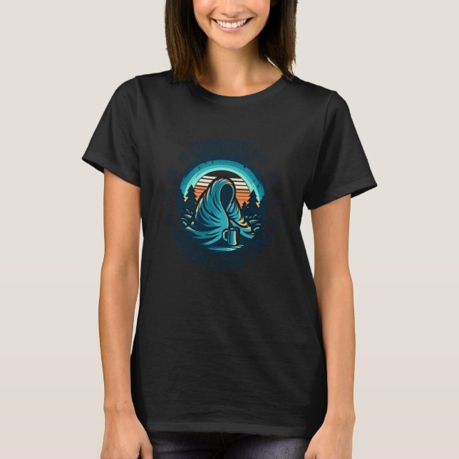 Funny Introvert Humour Currently Avoiding Everythi T-Shirt (Front)