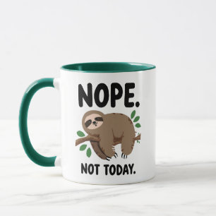 Funny Introvert Humour with a Lazy Sloth Mug