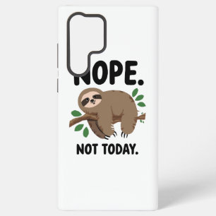 Funny Introvert Humour with a Lazy Sloth Samsung Galaxy Case
