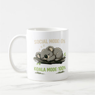 Funny Introvert Koala Coffee Mug