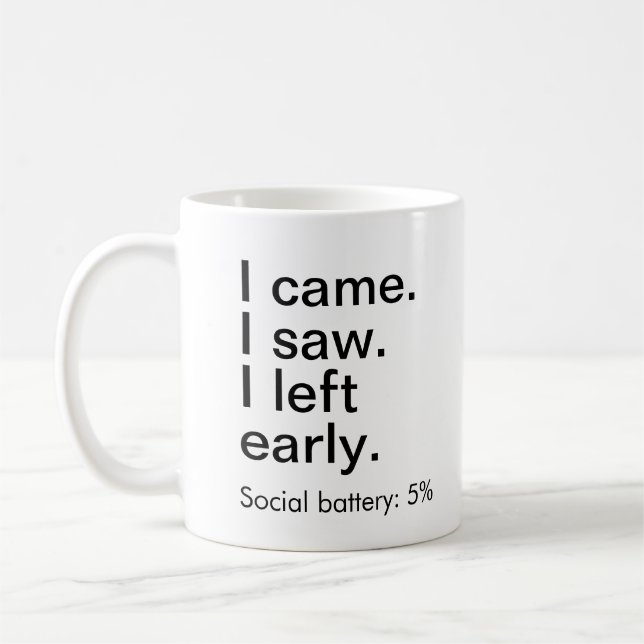 Funny Introvert Mug  (Left)