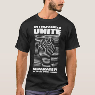 Funny Introverts Unite Separately Pullover Hoodie