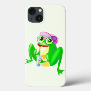 Funny iPhone Case with Happy Frog