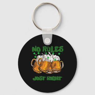 Funny Ireland Irish 4 Leaf St Paddys Key Ring