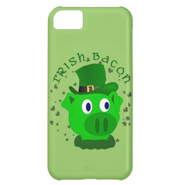 Funny Irish Bacon iPhone Case (Back)