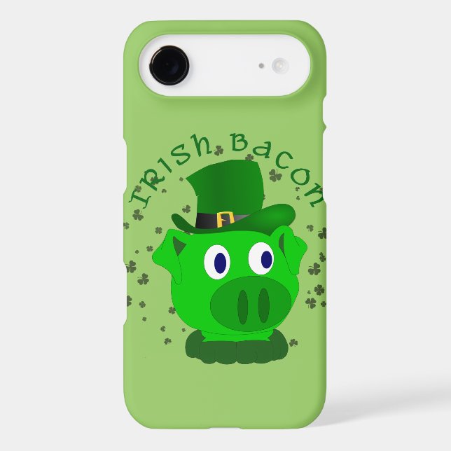 Funny Irish Bacon iPhone Case (Back)