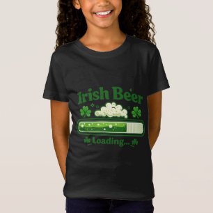 Funny Irish Beer Loading Progress Bar St. Patrick' T-Shirt