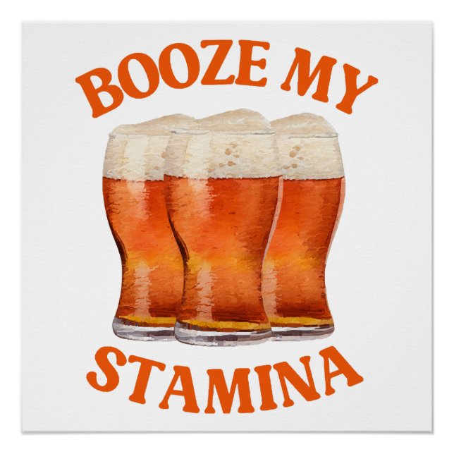 FUNNY IRISH BEER POSTER (Front)