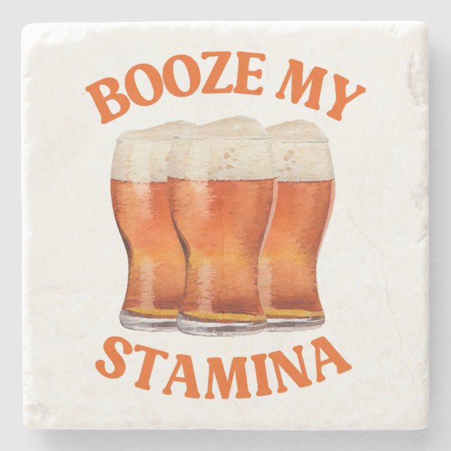 FUNNY IRISH BEER STONE COASTER (Front)
