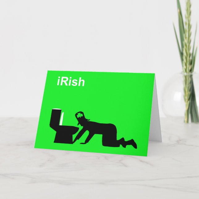 Funny Irish Card (Front)