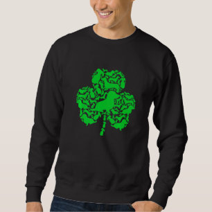 Funny Irish Dachshund Dog Shamrock St Patrick S Da Sweatshirt
