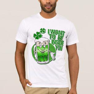 Funny Irish Green Beer Humour T-Shirt
