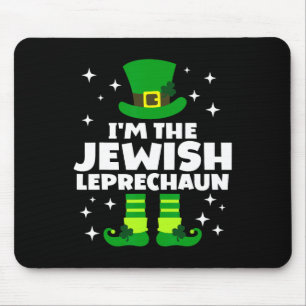 Funny Irish Jewish Leprechaun Happy St Patricks Da Mouse Mat