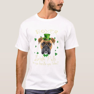 Funny Irish Pub Boxer Mother Mum Women Dad Dog Box T-Shirt