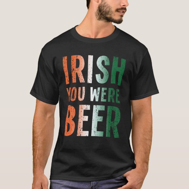 Funny Irish Pun Drinking St Patricks Day Craft Bee T-Shirt (Front)