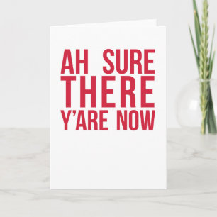 Funny Irish Saying Card