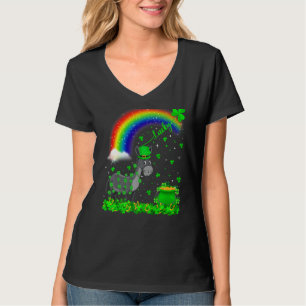 Funny Irish Shamrock Rainbow Lucky Mule St Patrick T-Shirt